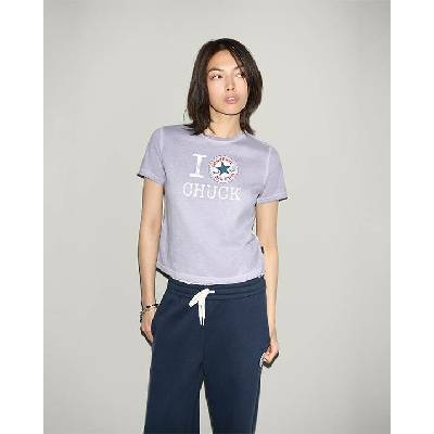 Converse I Love Chuck T-Shirt CVW6T540 FF2 Grey