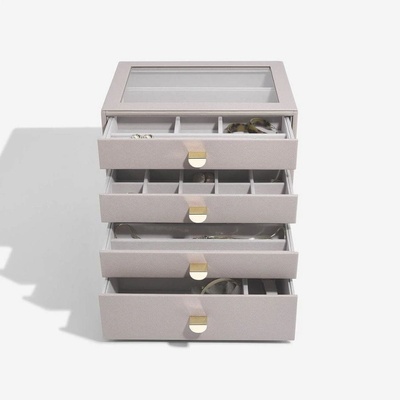 Stackers šperkovnice se šuplíky 4v1 Taupe Classic Drawers šedobéžová 75892