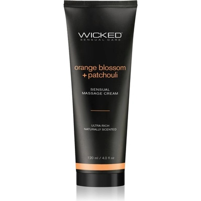 Wicked Sensual massage cream масажен крем Orange Blossom + Patchouli 120ml