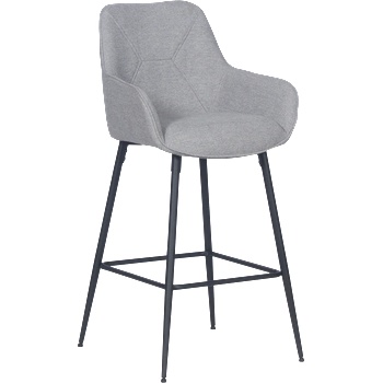 Carmen Бар стол merton - сив cm (3521311)