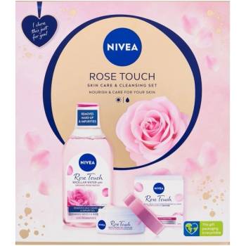 Nivea Rose Touch sada micelární voda Rose Touch 400 ml + denní gel-krém Rose Touch 50 ml