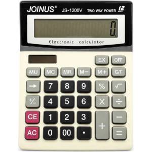 JOINUS Настолен калкулатор joinus js-1200w с 12 цифри (js-1200w) Калкулатори