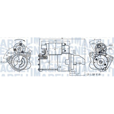 Štartér MAGNETI MARELLI 063721543010