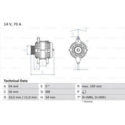 Alternátor BOSCH 0 986 041 260