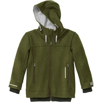 disana Детско вълнено яке disana Kid's Outdoor-Jacke Wool jacket - Oliv - размер 110/116 (EU) (703-6087-0512)
