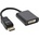 MicroConnect Adapter DP 1.2 - DVI-D M-F, DisplayPort - DVI-D 24+1 Black for connecting DVI-I terminals to a computer+s DisplayPort
