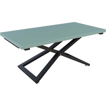 IVM BG Разтегателна маса Венеция с повдигащ механизъм - зелен дъск блу