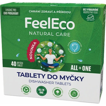 FeelEco Tablety do umývačky FeelEco All in One 40 ks