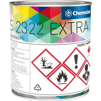 Chemolak S 2322 Extra RAL9004 6L