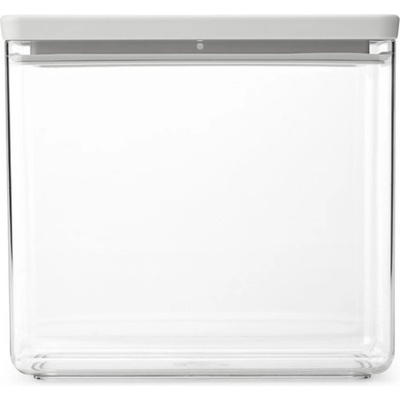 Brabantia Кутия за съхранение Brabantia Tasty+ Stackable 1008876, 3.5 л, Силиконово уплътнение, Без BPA, Светлосив (1008876)