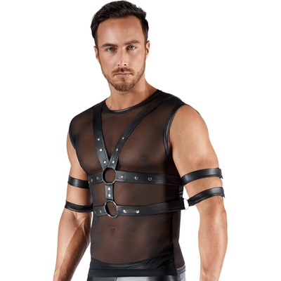 Svenjoyment Sleeveless Shirt & Chest Harness Set 2161885 Black XL