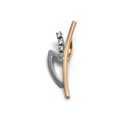 Klenoty Budín Diamantový zlatý přívěsek s pravými diamanty J 20452 11