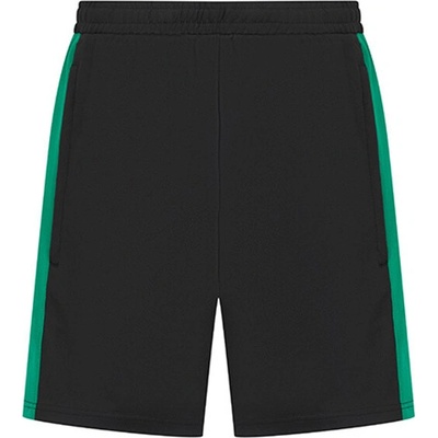 Finden+Hales pánske šortky s vreckami na zips LV886 Black