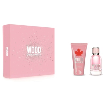 Dsquared2 Dsquared2 Wood For Her Подаръчен комплект за жени Размер EDT 30 ml + 50 ml лосион за тяло