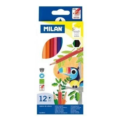 MILAN Цветни моливи MILAN Triangular 12 цвята