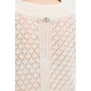 TWINSET Пуловер с вълна Twinset в бежово от лека материя 252TP3522 (252TP3522)