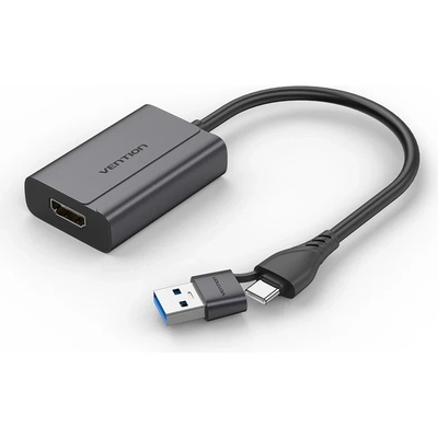 Vention Преходник Vention, USB-C/A към HDMI, 1080p@60Hz - ACYHB (ACYHB)