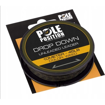 Pole Position návazcový materiál Drop Down Unleaded Leader Weed 10m 45lb