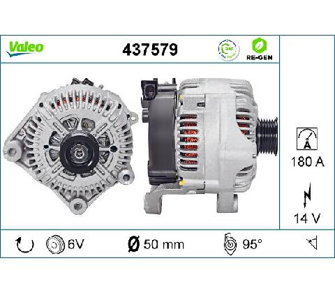 Alternátor VALEO 437579