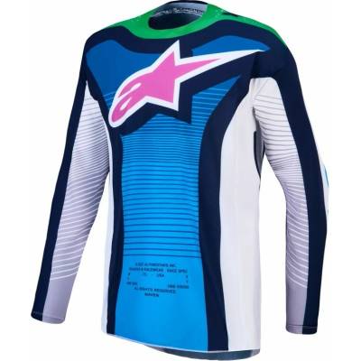 Alpinestars Techstar Maven 2027 biela/modrá/fialová/zelená