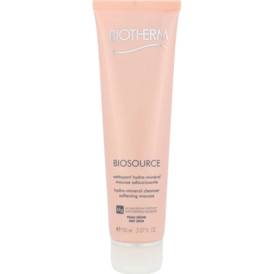 Biotherm Biosource zjemňující čistící pěna pro suchou pleť 150 ml