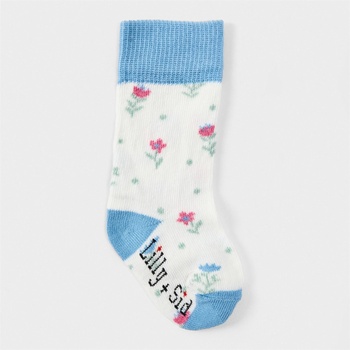 Lilly and Sid Чорапи Lilly and Sid Floral Knee High Socks - Multi