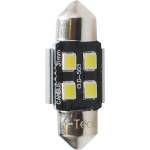 m-tech LED L345 C5W 31mm 4xSMD2835 CANBUS White крушка (L345W)