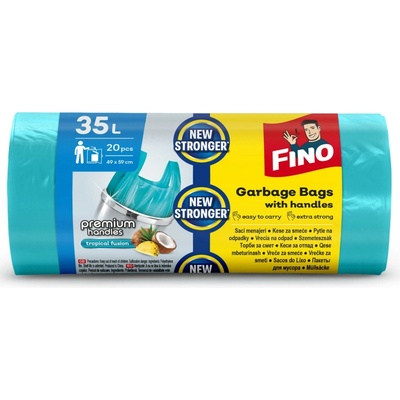 Fino Color Aromatic - pytle s uchy 35 l HDPE 10 µm 20 ks