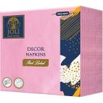 Joli розови цветни салфетки лукс двупластови 30 бр