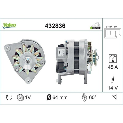 Alternátor VALEO 432836