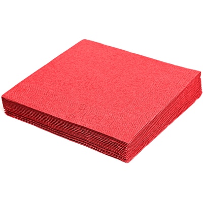 Wimex ubrousky 2V červené 250ks 33x33cm