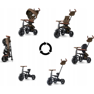 Qplay Rito Deluxe Rubber Brown hnedá
