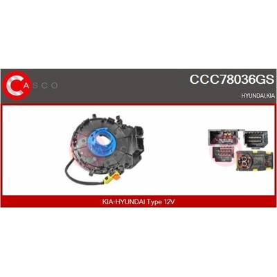 vinutá prużina, Airbag CASCO CCC78036GS