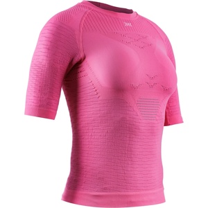 X-Bionic Дамска тениска X-Bionic Women's Effektor Shirt S/S Running shirt - Neo Pink / X White (916-3657-0113)