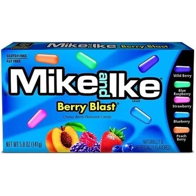 Mike and Ike žvýkací bonbonky s příchutěmi bobulového ovoce 141 g