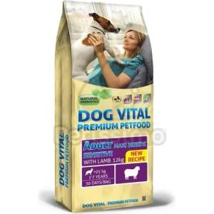 DOG VITAL Adult Sensitive Maxi Breeds Lamb суха храна за кучета - агнешко 12 кг