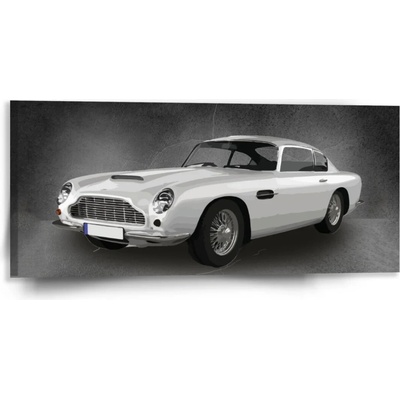 Sablio Obraz Aston Martin Tmavé pozadie - 110x50 cm