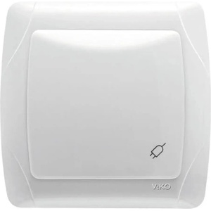 VIKO КОНТАКТ ЕДИНИЧЕН С КАПАК VIKO BY PANASONIC Carmen (8691138147792)
