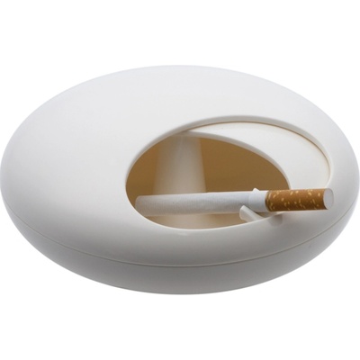 popelník BALVI Uzavíratelný Pebble bílý 24380