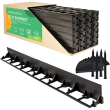 Unigardia Eco Neviditelný obrubník 7,8 cm x 12 m s 50 kolíky černá 1 ks