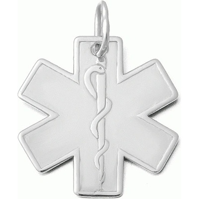 Zlatnictví Zlatíčko Stříbrný přívěsek lékařský znak Aeskulapova hůl 11.00001