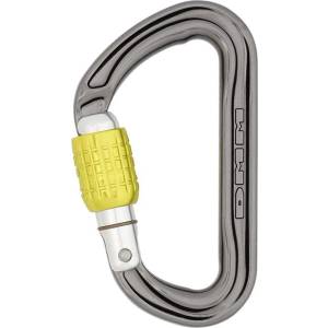 DMM Винтов карабинер Dmm Phantom Screwgate carabiner - Titanium / Lime Green - размер Single (322-0048-0112)
