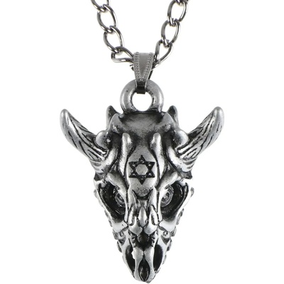 Leather & steel fashion Колие с висулка Скелет - lsf4 53