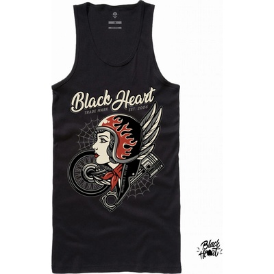 Black Heart MOTORCYCLE GIRL černá – Zboží Dáma