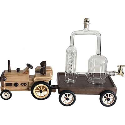 Dřevěný traktor s destilačním přístrojem 350 ml – Zboží Mobilmania