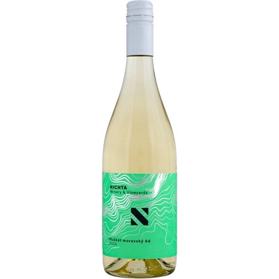 Nichta Muškát Moravský 66 Biele Sladké D.S.C. 9,5% 0,75 l (čistá fľaša)