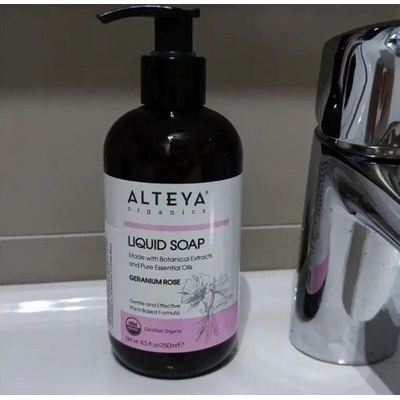 Alteya Organics tekuté mýdlo Muškáť & Růže Bio 500 ml