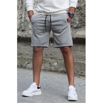 Madmext Мъжки шорти - Сиви 301909 (301909_Сив)