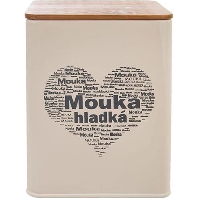 Orion Dóza Hladká mouka SRDCE 11,5 x 11,5 x 14 cm 153696