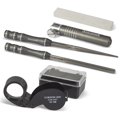 Anaconda Sada na Broušení Háčků Piercer Diamond Point Profi Kit